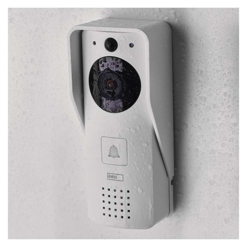 GoSmart bezvadu mājas videozvanītājs ar bateriju IP-09D ar WiFi un saules paneļu
