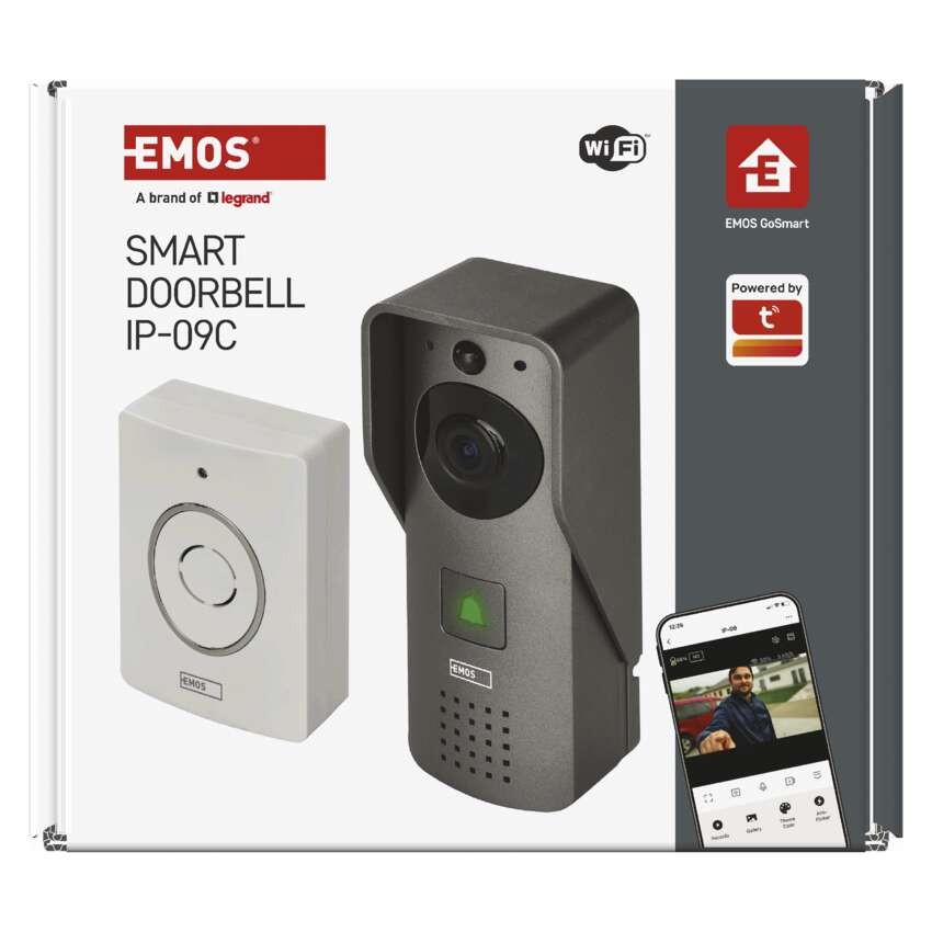 GoSmart Drahtlose Video-Türklingel IP-09C mit WiFi