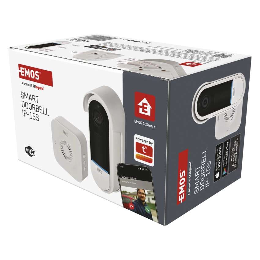 GoSmart Domový bezdrôtový batériový videozvonček IP-15S s WiFi