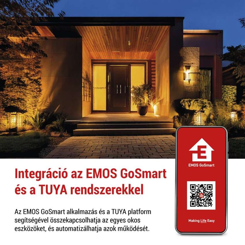 GoSmart videós ajtócsengő IP-20PoE
