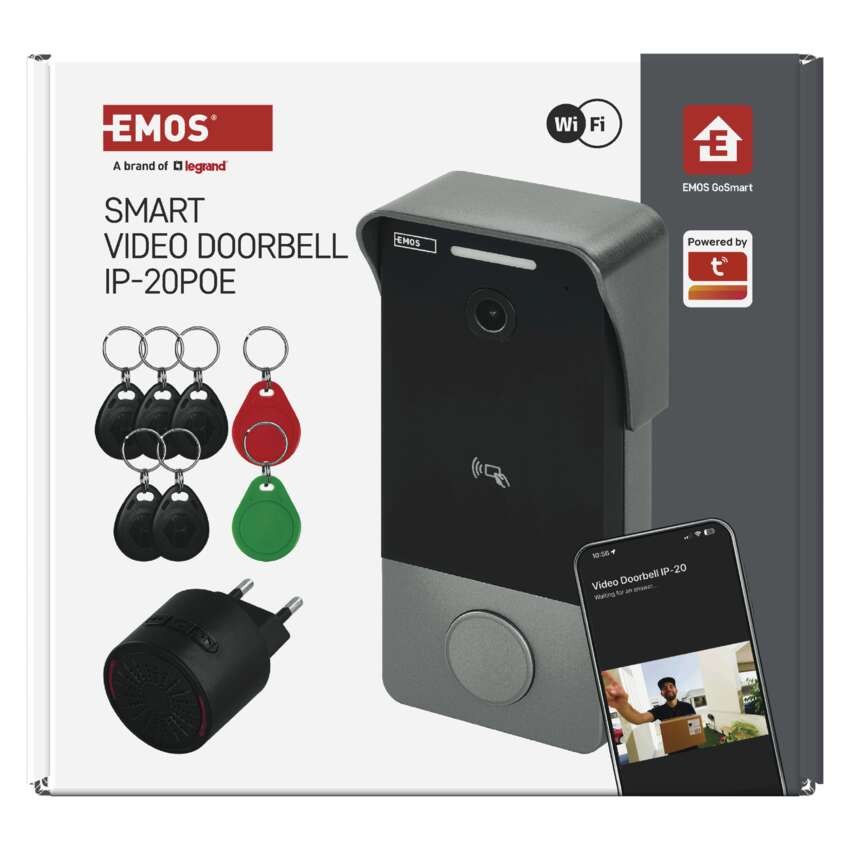 GoSmart Video-Türklingel IP-20PoE