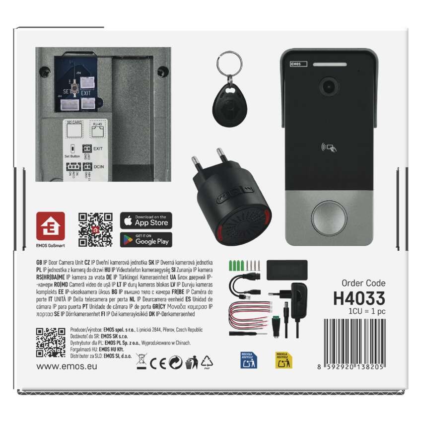 GoSmart Video-Türklingel IP-20PoE