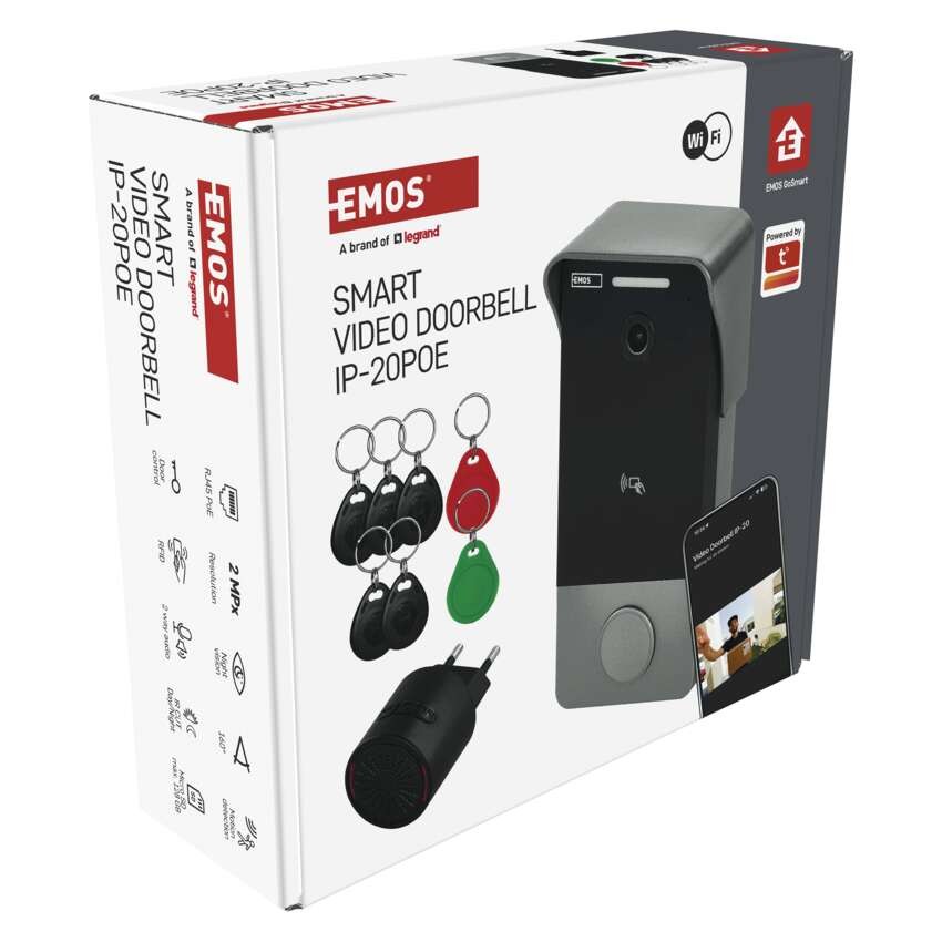 GoSmart Video-Türklingel IP-20PoE