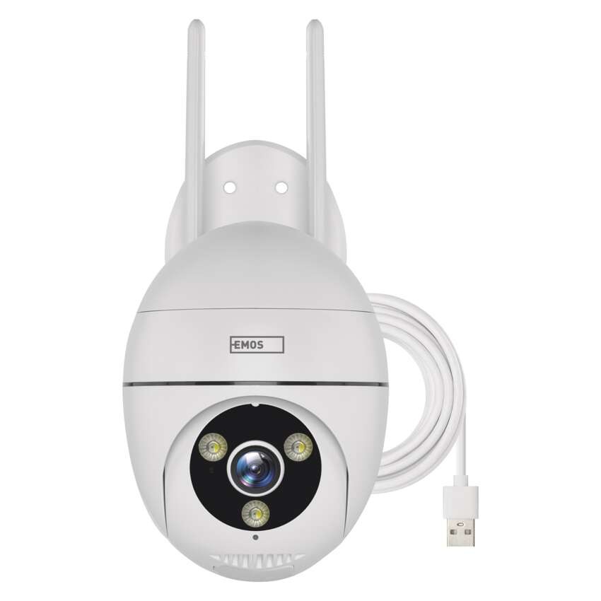 GoSmart Venkovní otočná kamera IP-800 WASP s WiFi, bílá