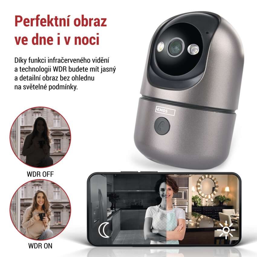 GoSmart Vnitřní otočná kamera IP‑220W s WiFi