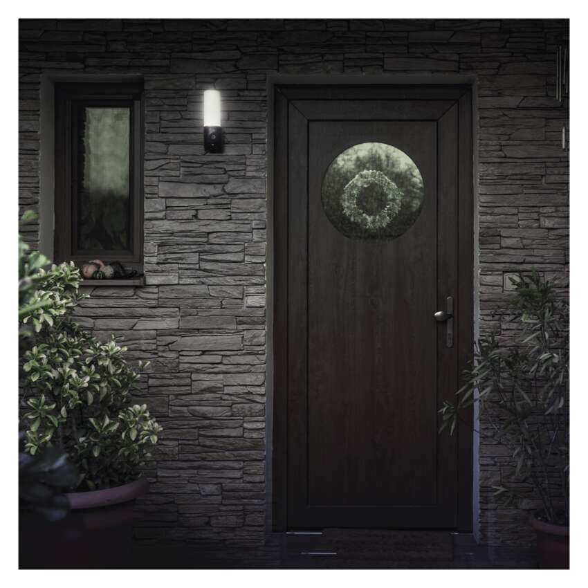 GoSmart Rotierende Outdoor IP Kamera mit WiFi und Licht IP-310 TORCH, schwarz
