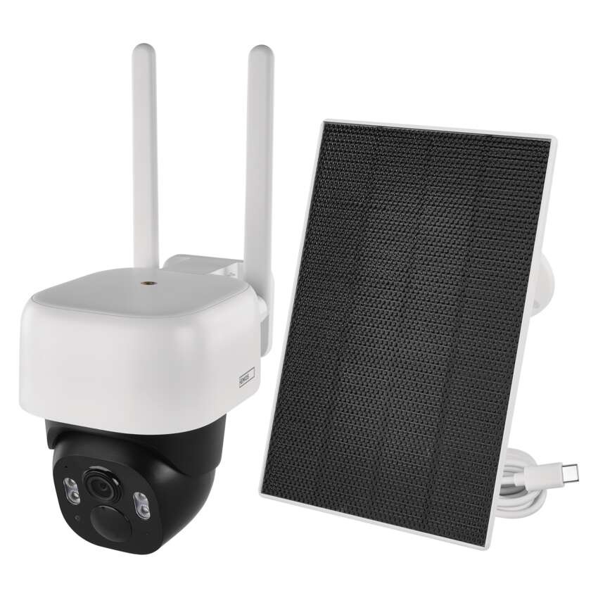 GoSmart Outdoor IP Kamera mit WiFi und Solarpanel IP-1200 WASP, batteriebetrieben