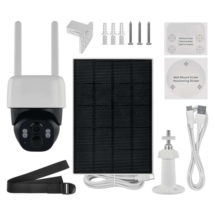 GoSmart Outdoor IP Kamera mit WiFi und Solarpanel IP-1200 WASP, batteriebetrieben
