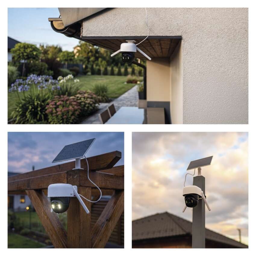 GoSmart Outdoor IP Kamera mit WiFi und Solarpanel IP-1200 WASP, batteriebetrieben