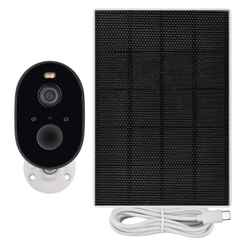 GoSmart Outdoor IP Kamera mit WiFi und Solarpanel IP-1150 SNAP, batteriebetrieben