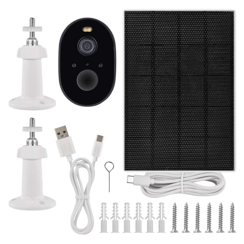 GoSmart Outdoor IP Kamera mit WiFi und Solarpanel IP-1150 SNAP, batteriebetrieben