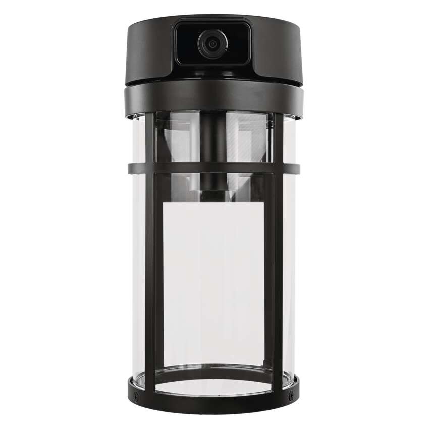 GoSmart Rotierende Outdoor IP Kamera mit WiFi und Licht IP-1300 LANTERN, schwarz