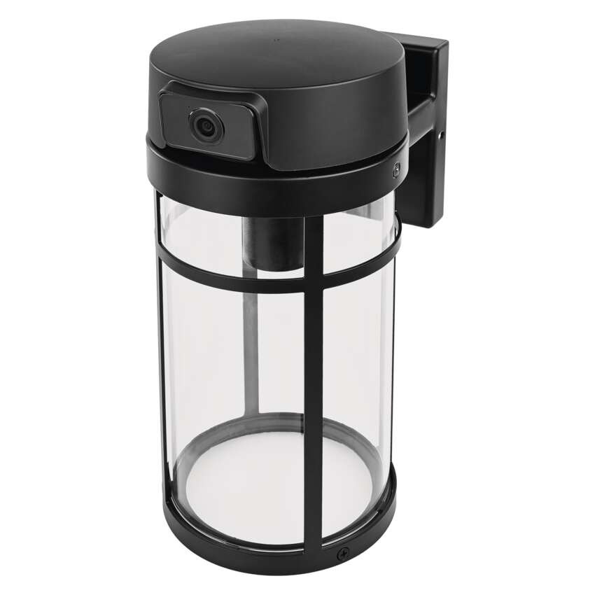GoSmart Rotierende Outdoor IP Kamera mit WiFi und Licht IP-1300 LANTERN, schwarz