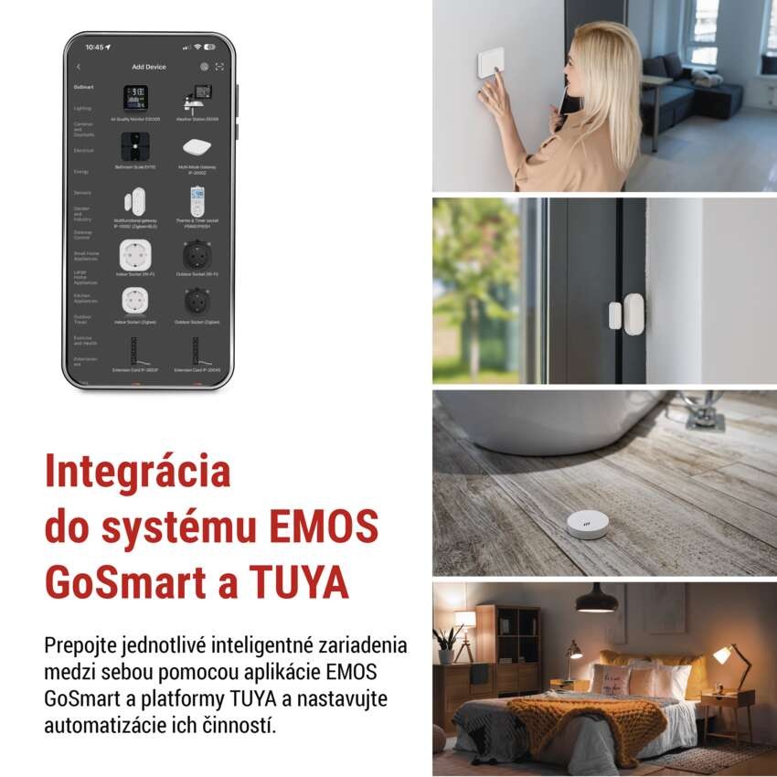 GoSmart Multifunkčná ZigBee brána IP-2000Z s Bluetooth a WiFi