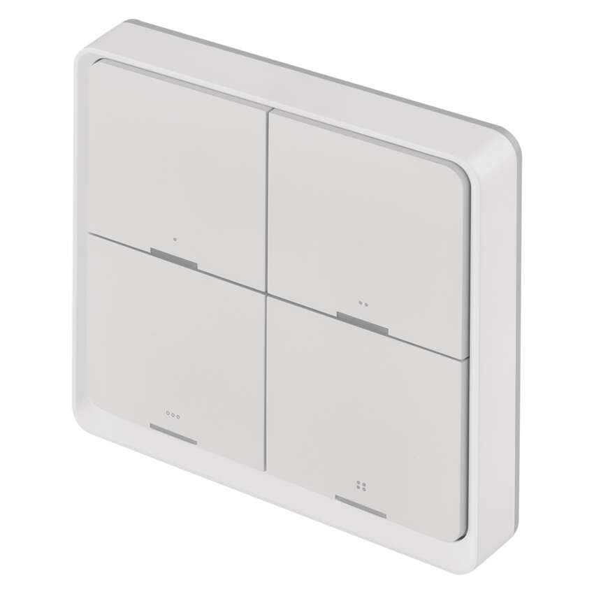 GoSmart Portabler Szenenschalter IP-2004ZW, ZigBee 3.0, 4 Tasten