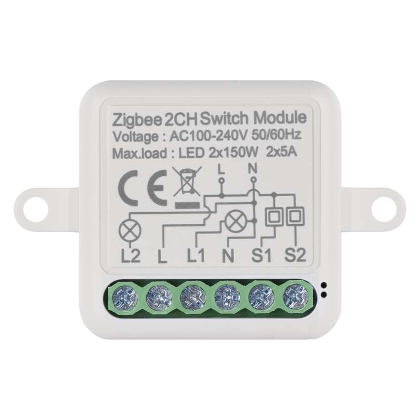 GoSmart stikalni modul IP-2102SZ, ZigBee, 2-kanalni