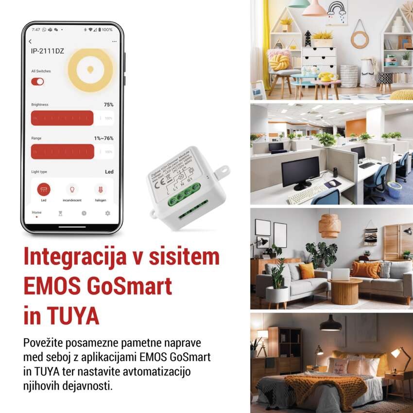 GoSmart modul za zatemnitev IP-2111DZ, ZigBee, 1-kanalni
