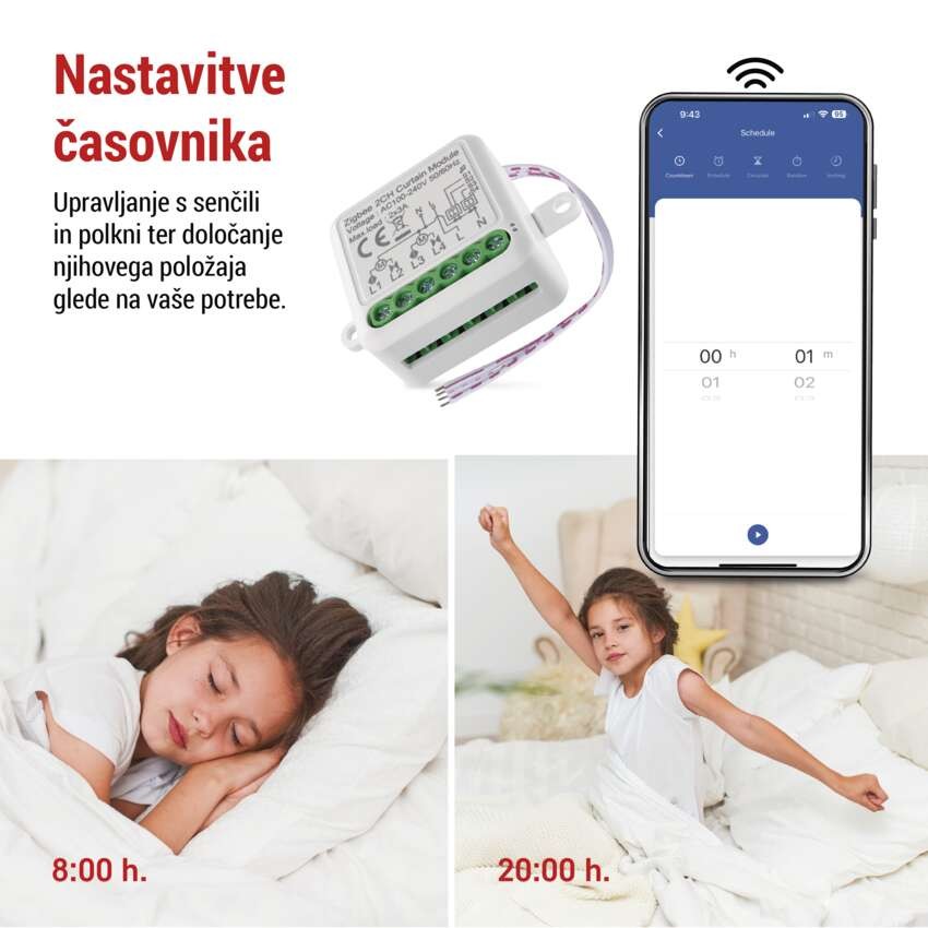 GoSmart motorni modul IP-2122CZ, ZigBee, 2-kanalni