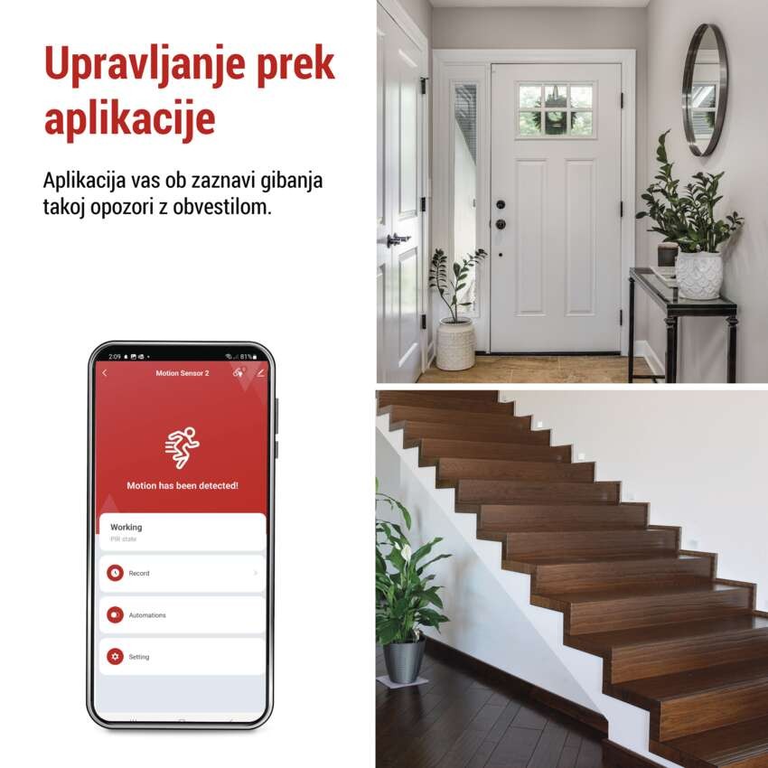 GoSmart PIR senzor (senzor gibanja) IP20, ZigBee
