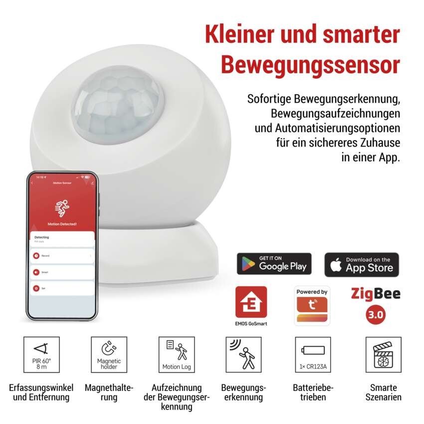 GoSmart PIR Bewegungssensor IP-2310Z, IP20, ZigBee