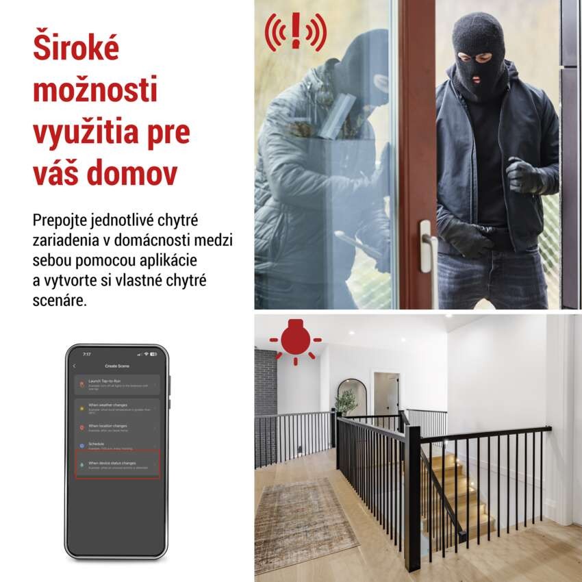 GoSmart PIR senzor (snímač pohybu) IP20, ZigBee