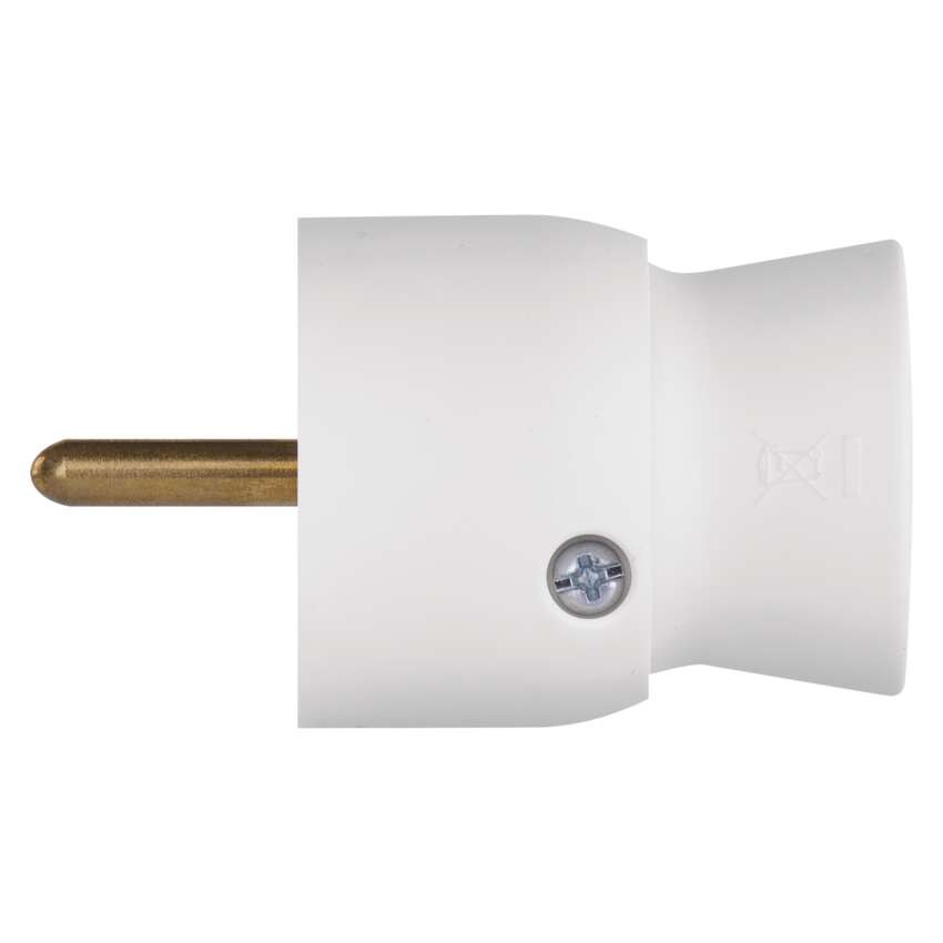 Legrand vidlica priama, biela