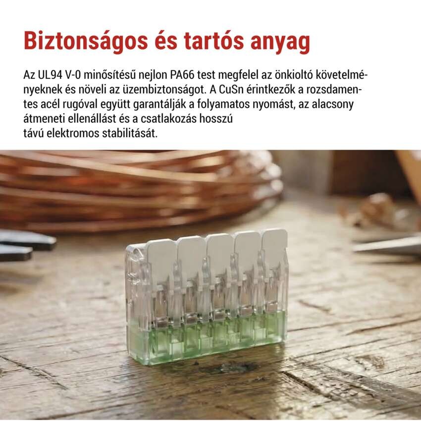 Karos vezetékösszekötő 4 mm2, 10 szt
