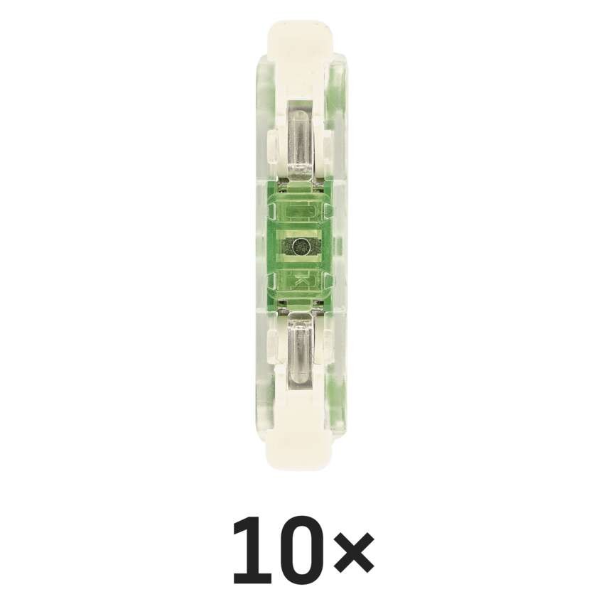 Egyenes karos vezetékösszekötő 2× 0,2–4 mm2, 10 szt