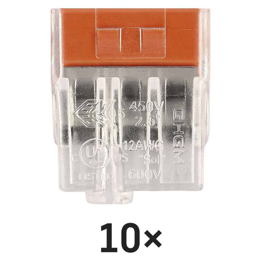 Rugós sorkapocs 3×0,5, 10 szt
