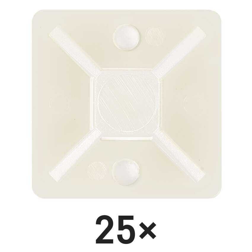 Öntapadó talp 3M 20×20, fehér, 25 szt