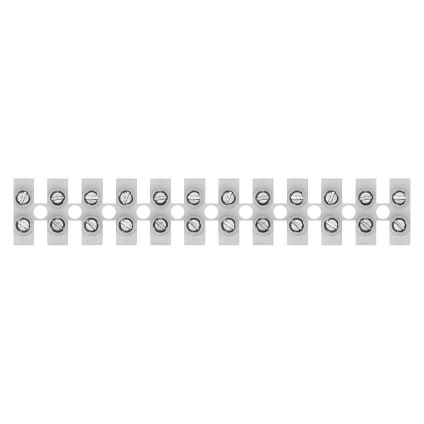 Svorkovnice 12x6,0 mm bílá, 10 ks
