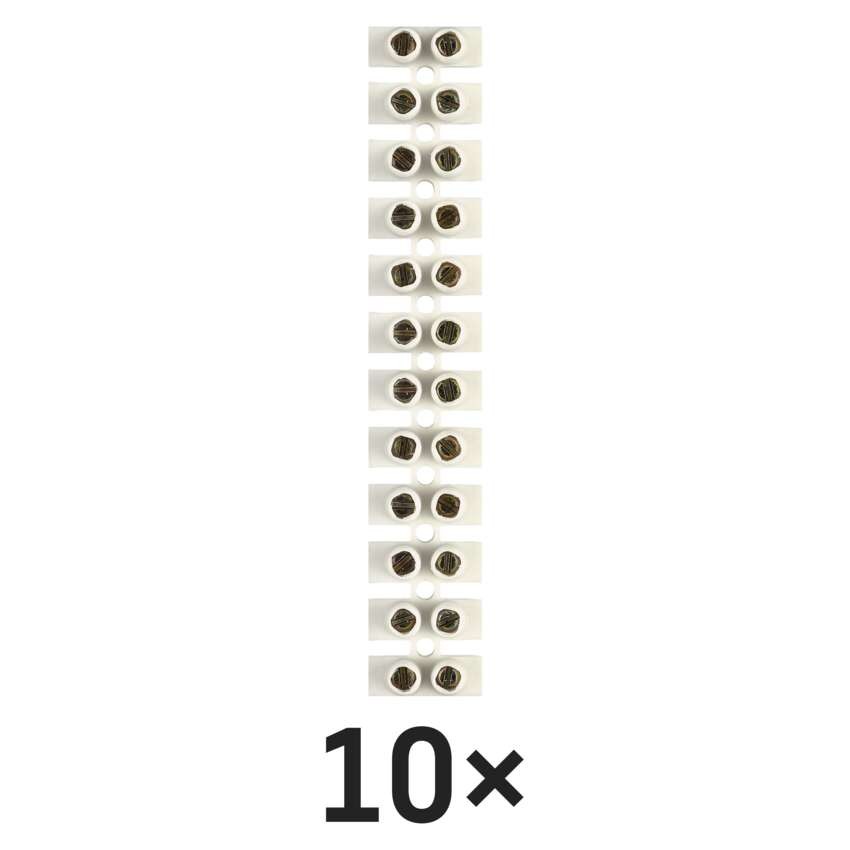 Sorkapocs 2,5–4mm2, fehér, 10 szt