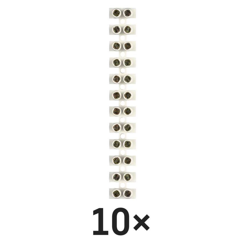 Sorkapocs 4–6mm2, fehér, 10 szt