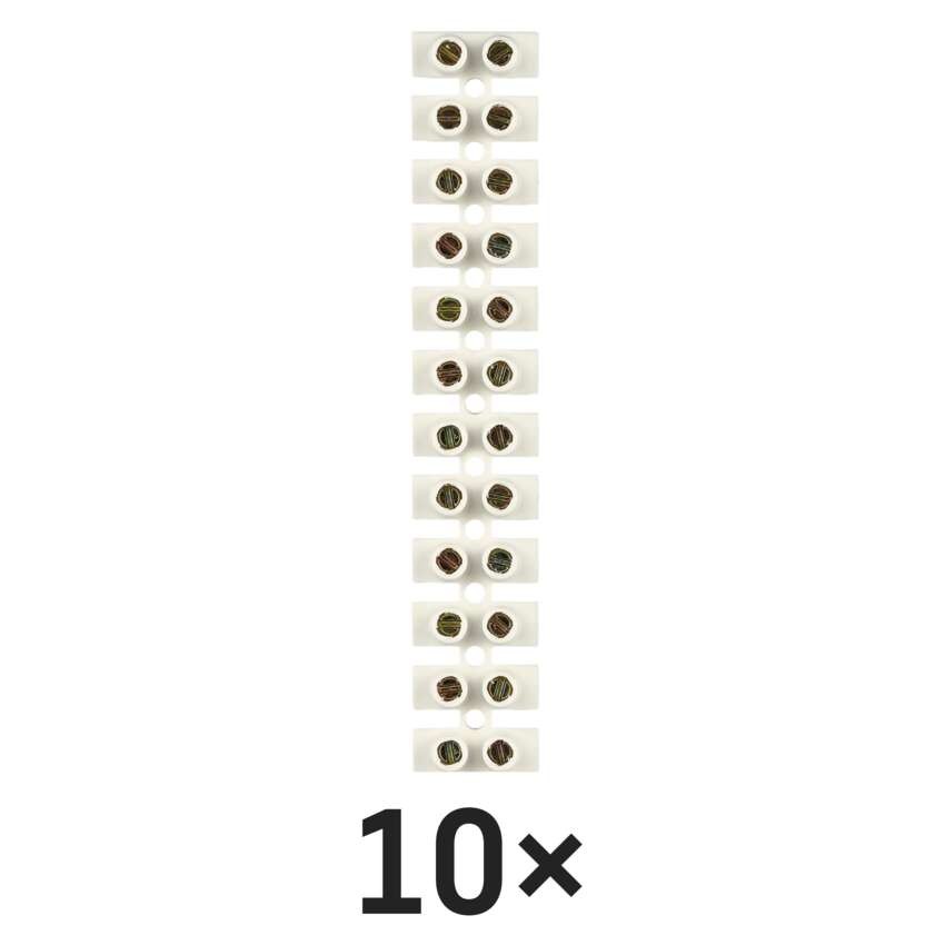 Sorkapocs 6–10 mm2, fehér, 10 szt