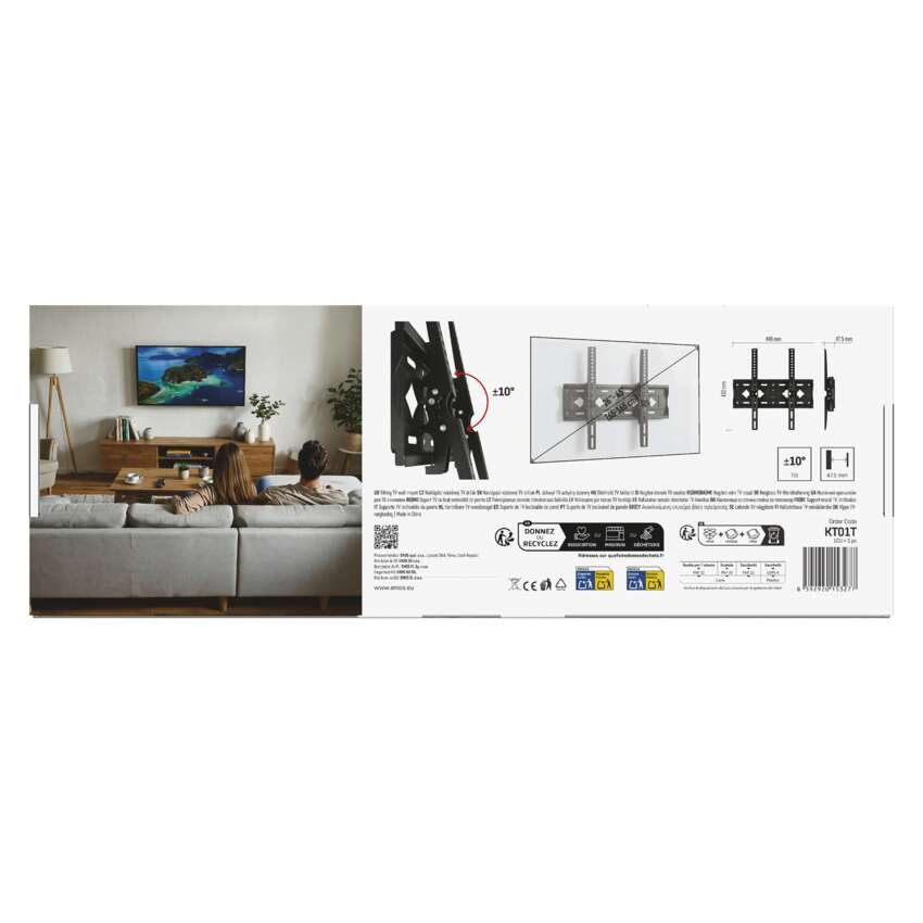 Dönthető TV falitartó 26–65" (65–165 cm)