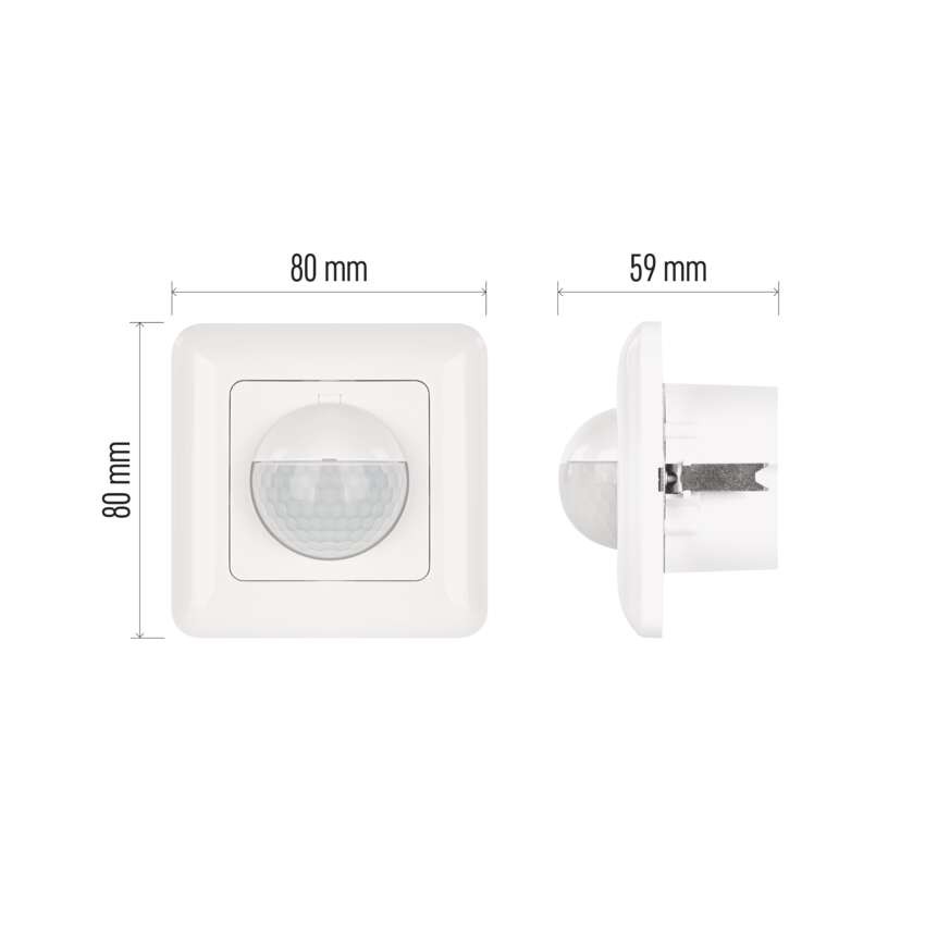 PIR senzor (pohybové čidlo) IP20 500W bílé