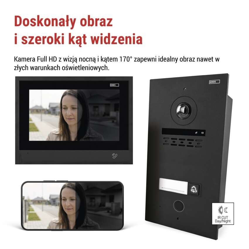 GoSmart IP-880A 2WIRE domowy wideodomofon z WiFi