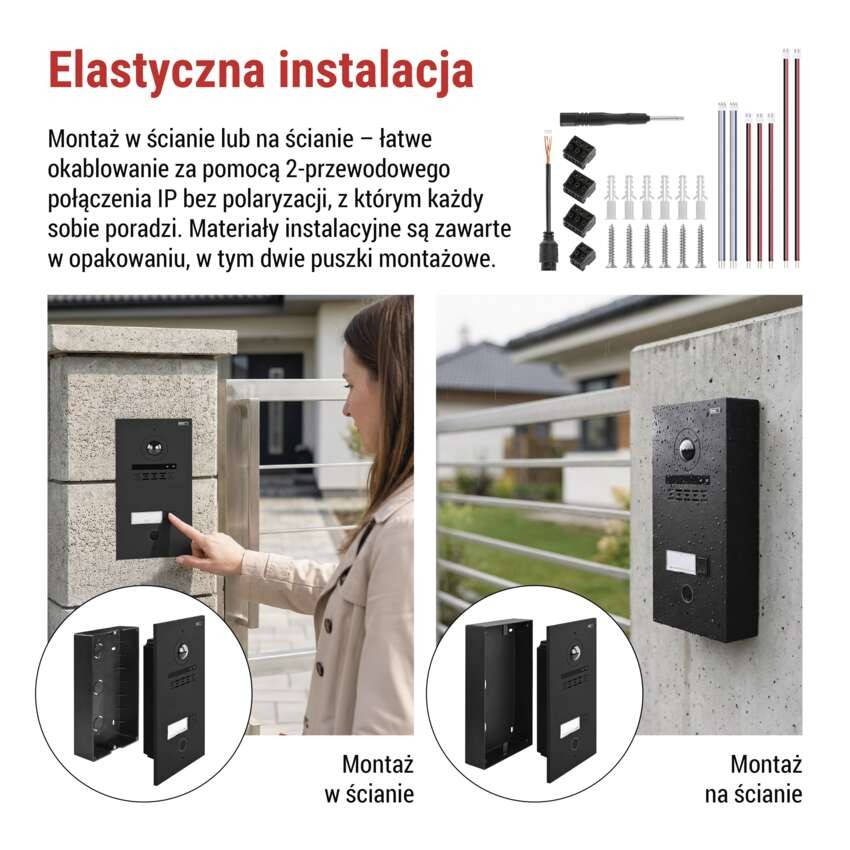 GoSmart IP-880A 2WIRE domowy wideodomofon z WiFi