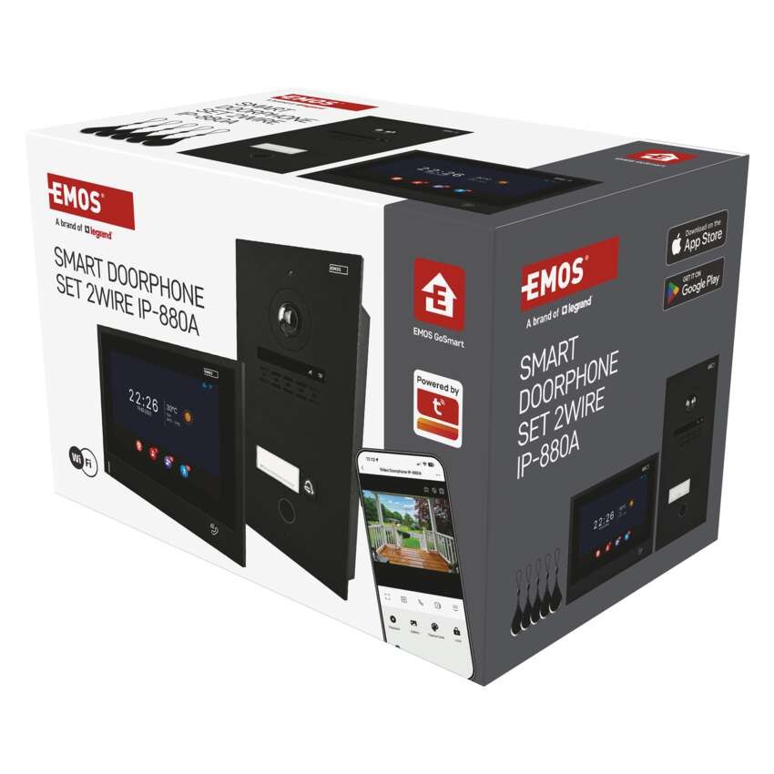 Komplet domačega video domofona GoSmart IP-880A 2WIRE z WiFi