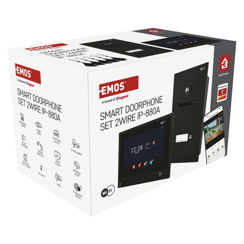 Komplet domačega video domofona GoSmart IP-880A 2WIRE z WiFi