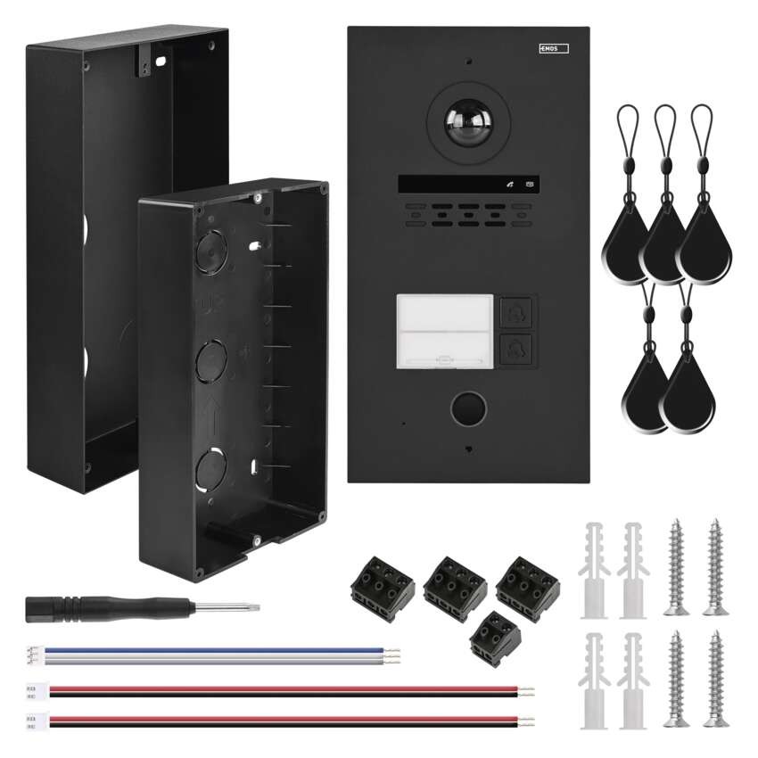 GoSmart Kameraeinheit für IP880B 2WIRE Monitor und IP-880A 2WIRE Türsprechset, 2 Tast.