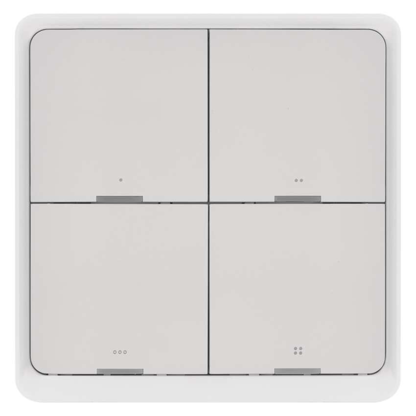 GoSmart Přenosný ovladač scén IP-2004ZW, ZigBee 3.0, 4-tlačítkový