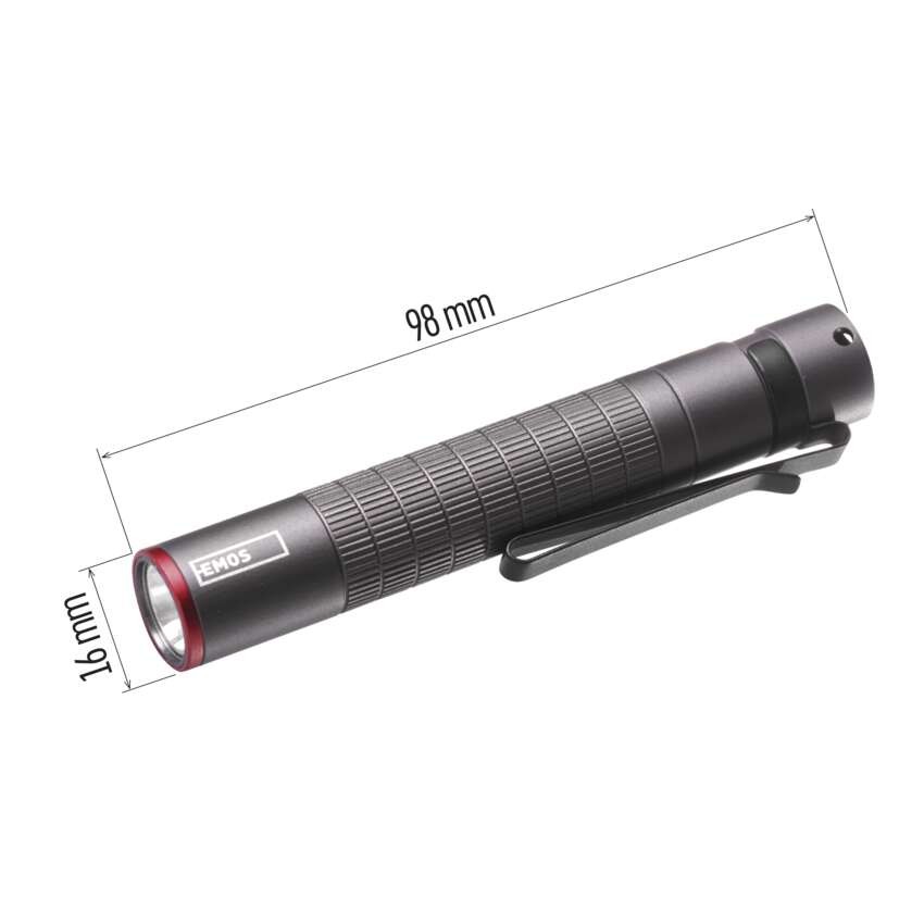 EMOS ULTIBRIGHT 50 CREE LED fém zseblámpa, 100lm