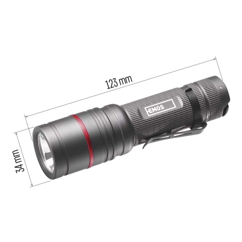 EMOS ULTIBRIGHT 70 CREE LED fém zseblámpa, 340lm