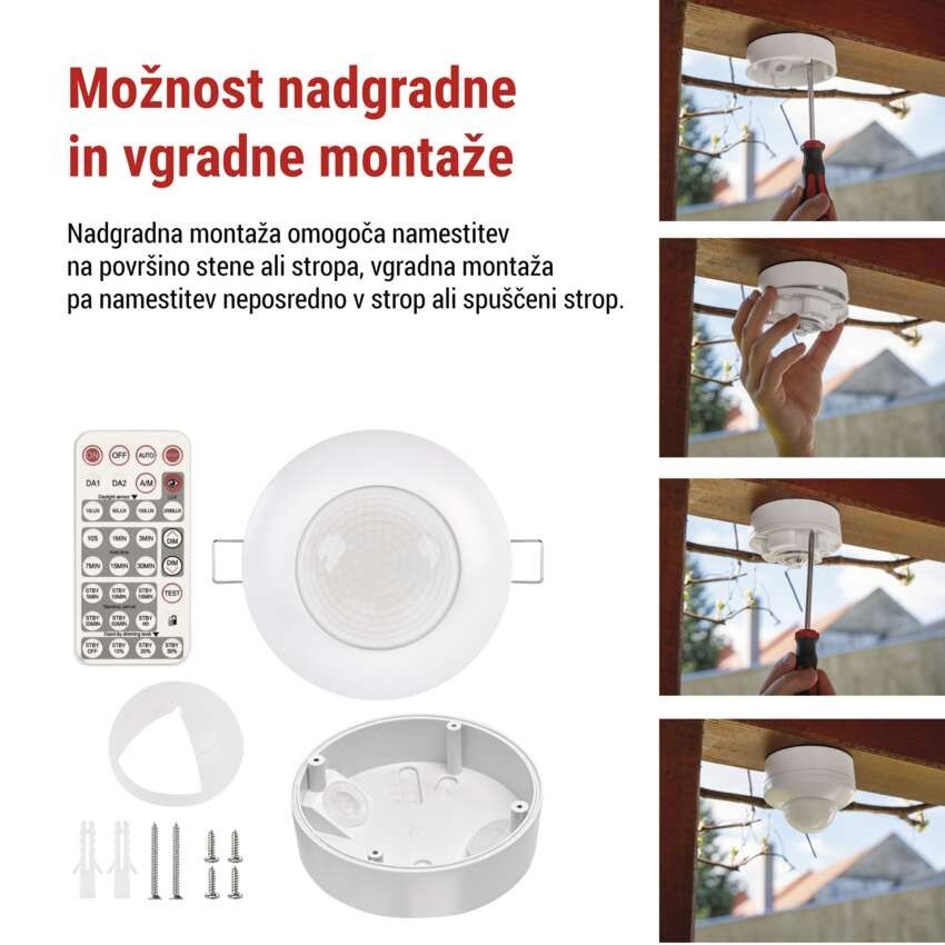 Senzor gibanja DALI IP54 beli