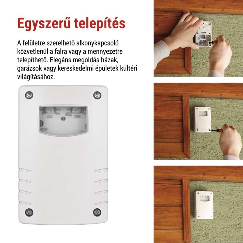 Szürkületérzékelő 1800W IP65
