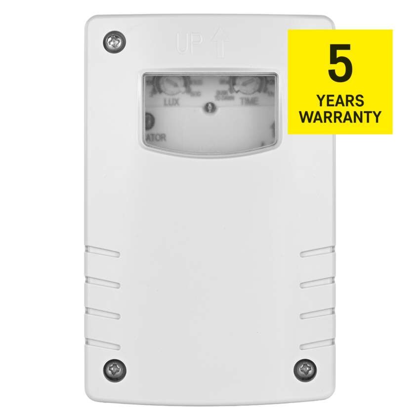 Soumrakové čidlo 1800W IP65 bílé