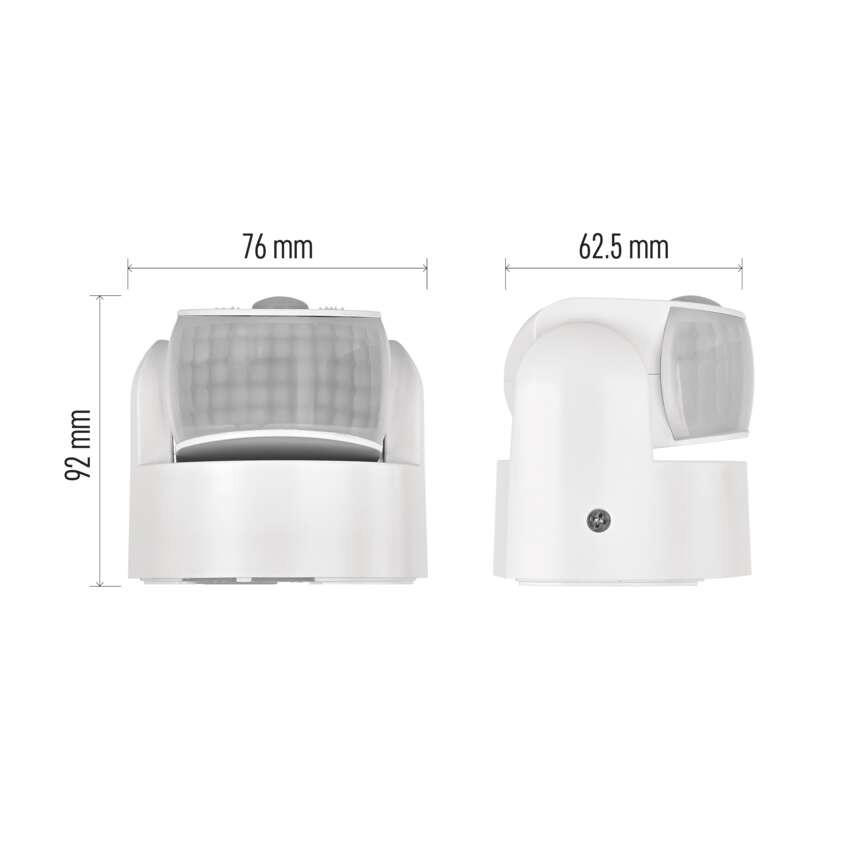 PIR senzor (pohybové čidlo) IP65 1200W, bílé