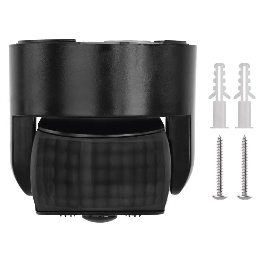 PIR senzor (pohybové čidlo) IP65 1200W, černé