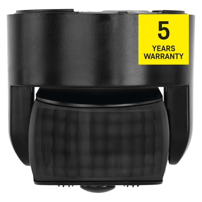 PIR senzor (pohybové čidlo) IP65 1200W, černé